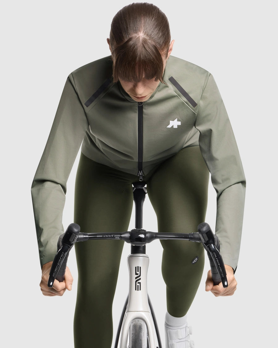 Jacka ASSOS MILLE GT SHELL S11 EVO Dam Grön