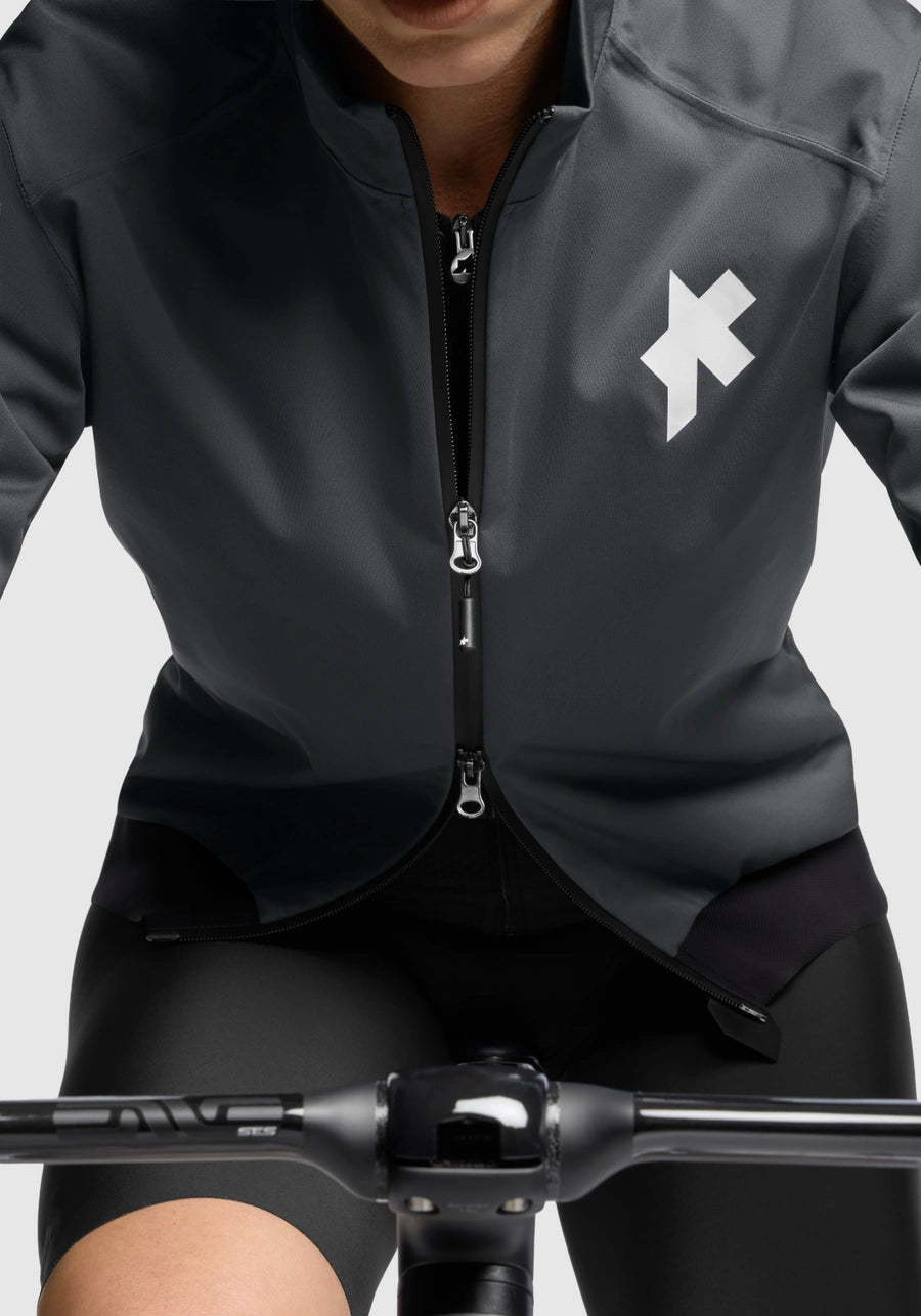 Jacka ASSOS EQUIPE R RAIN S11 Dam Grå