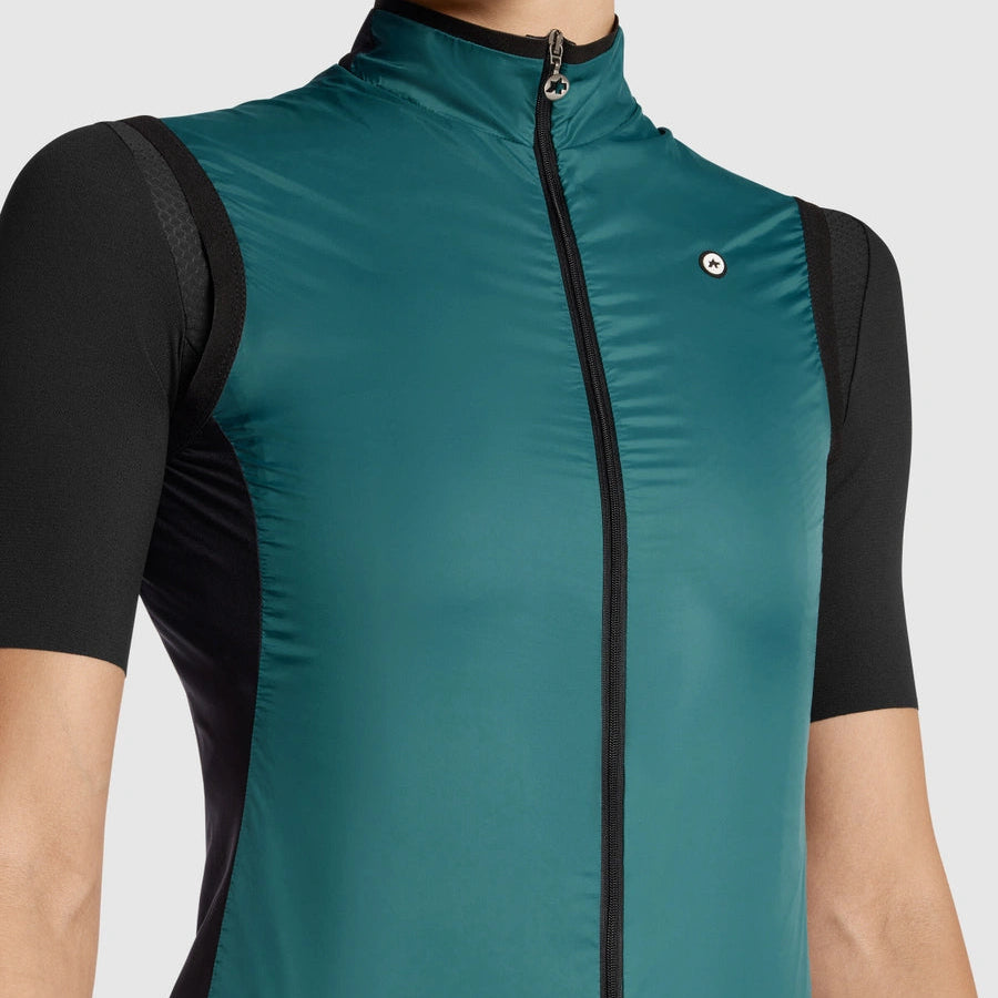 ASSOS UMA GT Wind C2 Ärmlös jacka, dam Foundation Green