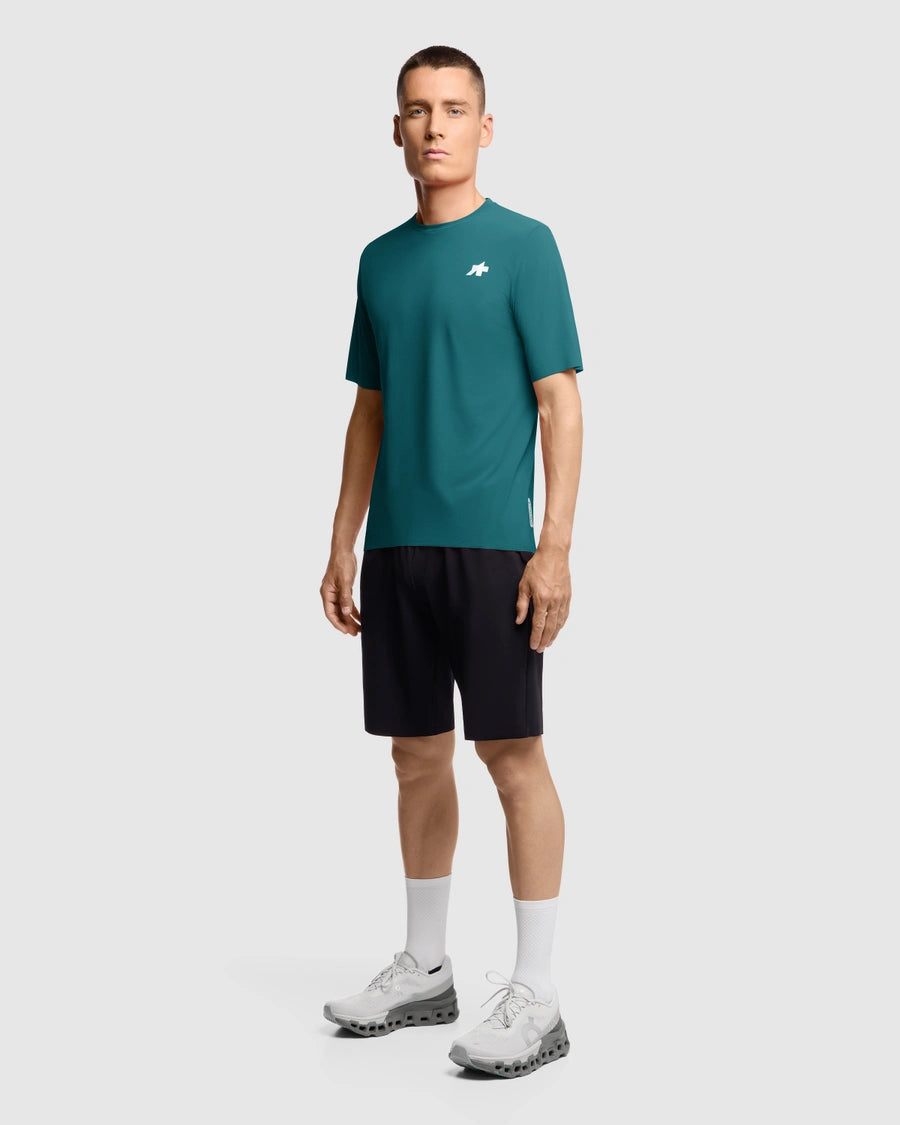 ASSOS TACTICA POST RIDE T5 Short Sleeve Deep Petrol Jersey