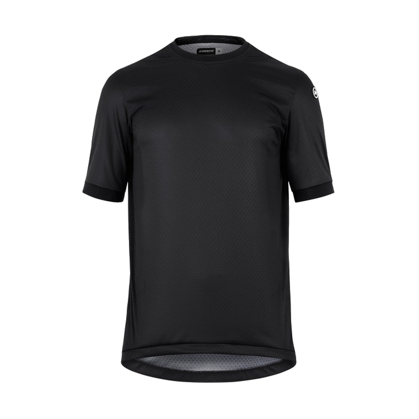 ASSOS TRAIL-tröja, storlek T3, kortärmad, svart
