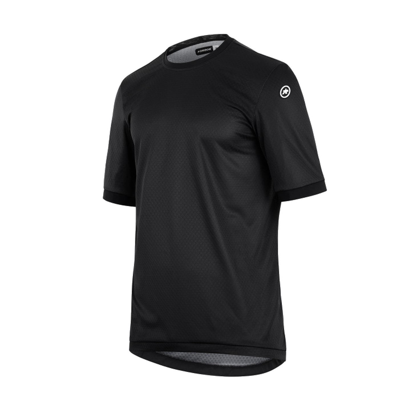 ASSOS TRAIL-tröja, storlek T3, kortärmad, svart