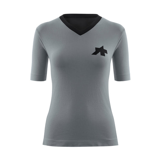 ASSOS TACTICA TECH T5 Women's Short-Sleeve Jersey, Gray