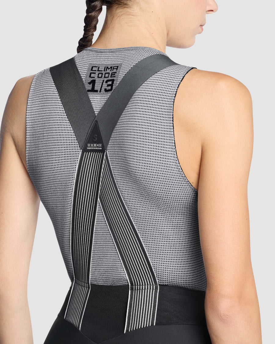 ASSOS NS SKIN LAYER P1 Women's Sleeveless Base Layer, Gray