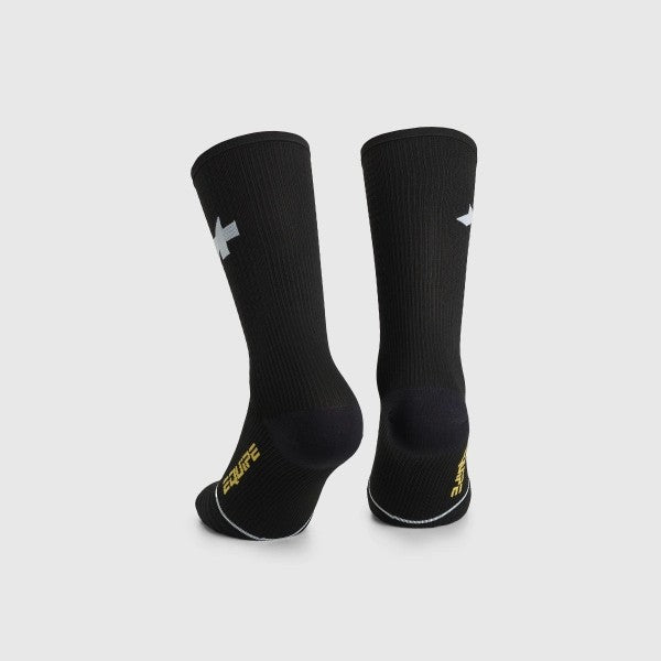 Strumpor ASSOS EQUIPE SPRING FALL P1 Svart