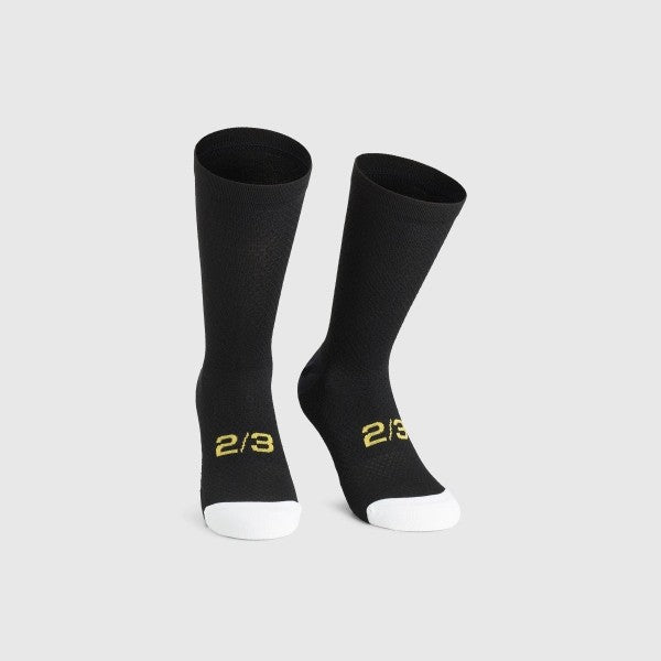 Strumpor ASSOS SPRING FALL P3 Svart