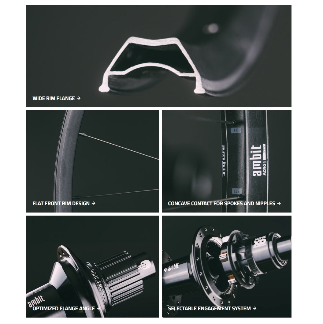 AMBIT REALM 29" 15*110 mm Boost framhjul