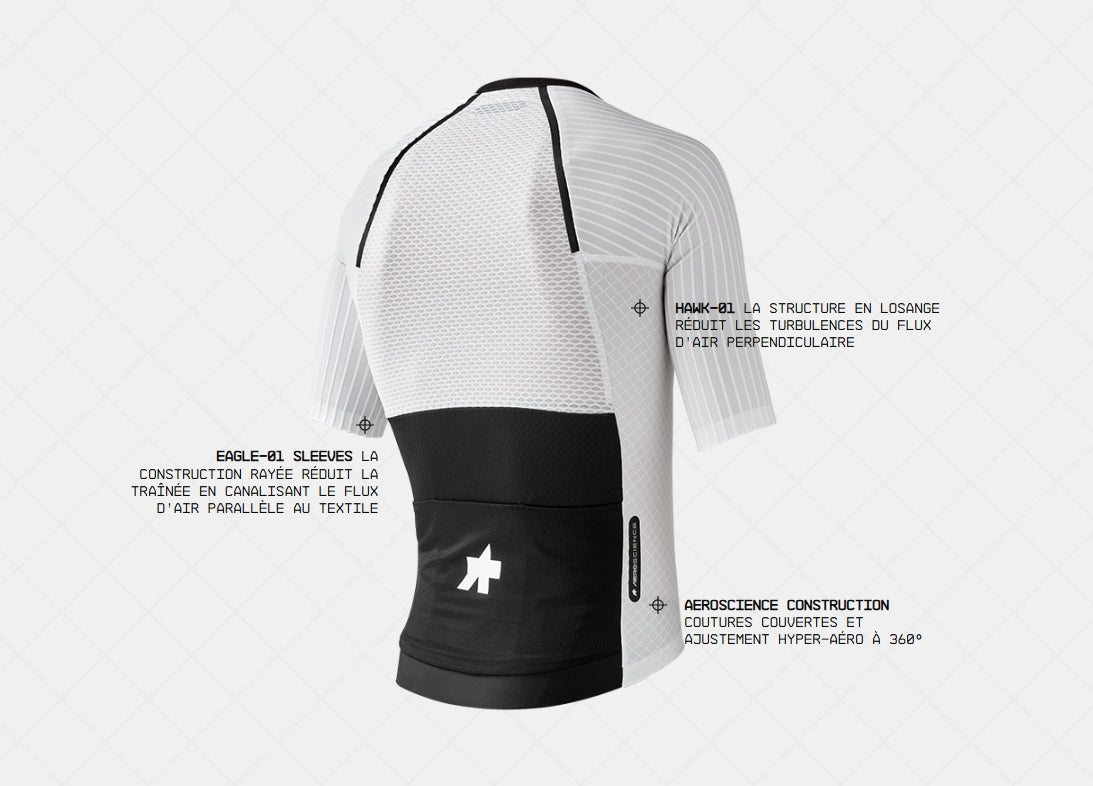 ASSOS EQUIPE RSR BOLIDE Jersey Vit