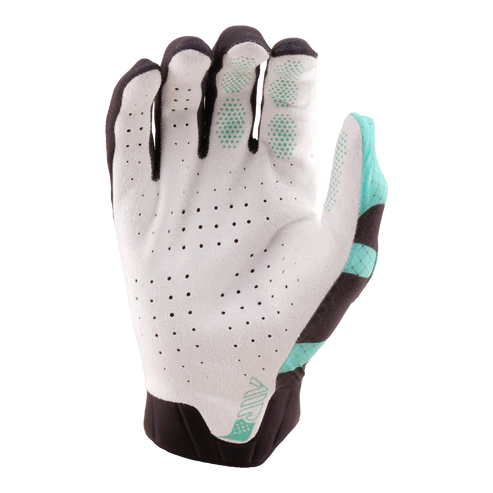 Handskar TROY LEE DESIGNS AIR CYCLOPS Carbon/Real Teal