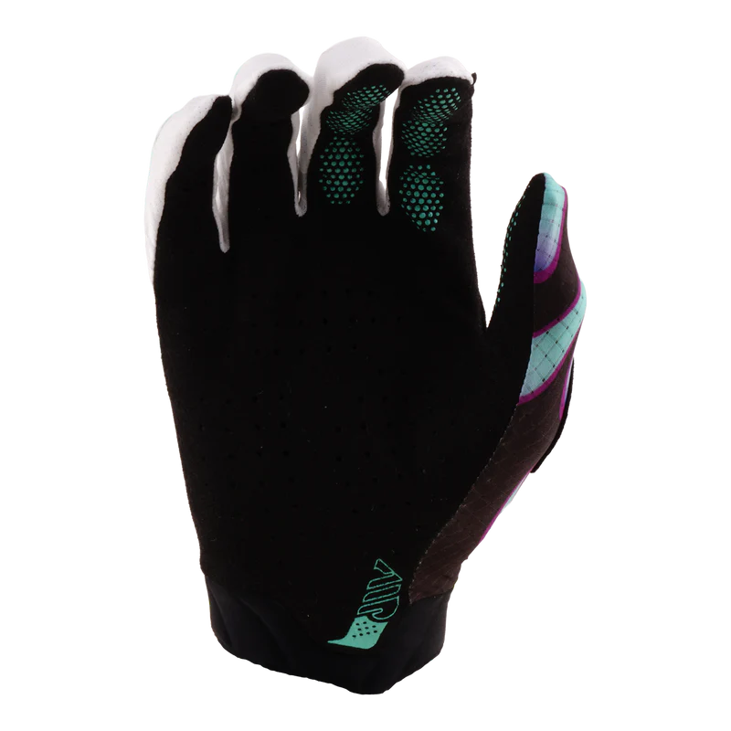 TROY LEE DESIGNS AIR OVERSPRAY Junior-handskar Svart/Real Teal