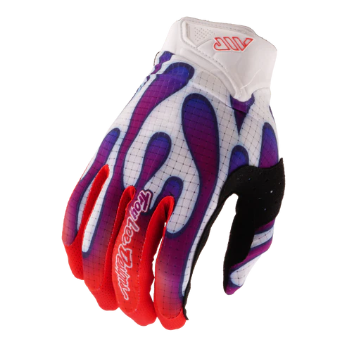 Handskar TROY LEE DESIGNS AIR OVERSPRAY Junior Vit/Lila