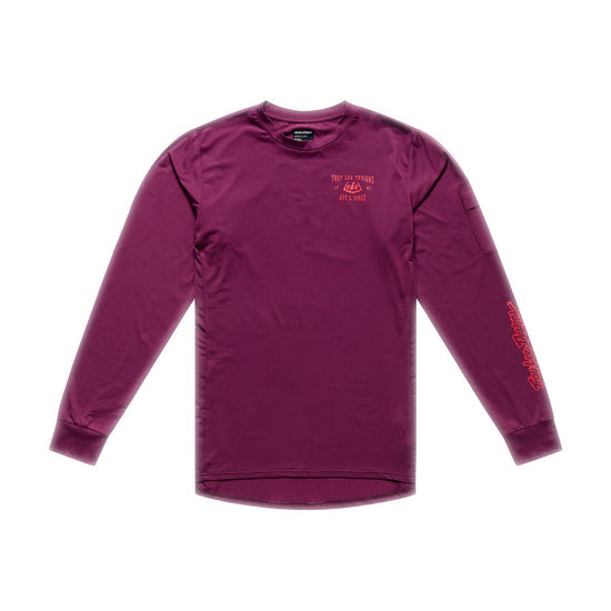 TROY LEE DESIGNS RUCKUS RIDE LOCKDOWN Långärmad Jersey Sangria