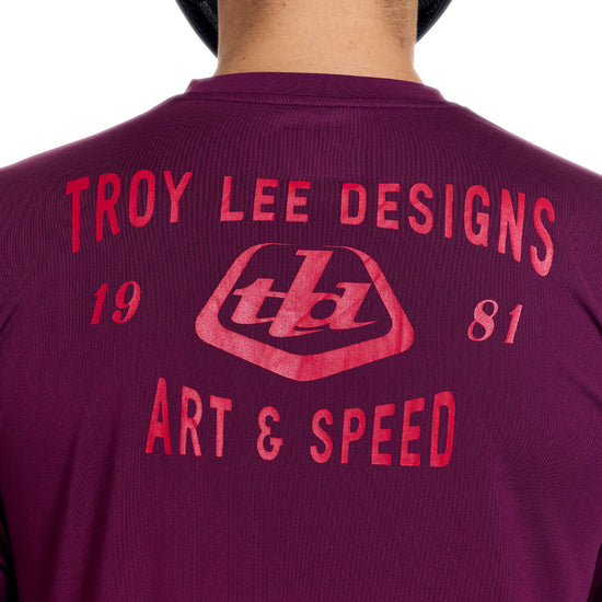 TROY LEE DESIGNS RUCKUS RIDE LOCKDOWN Långärmad Jersey Sangria