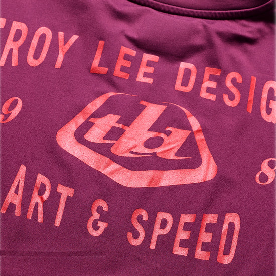 TROY LEE DESIGNS RUCKUS RIDE LOCKDOWN Långärmad Jersey Sangria
