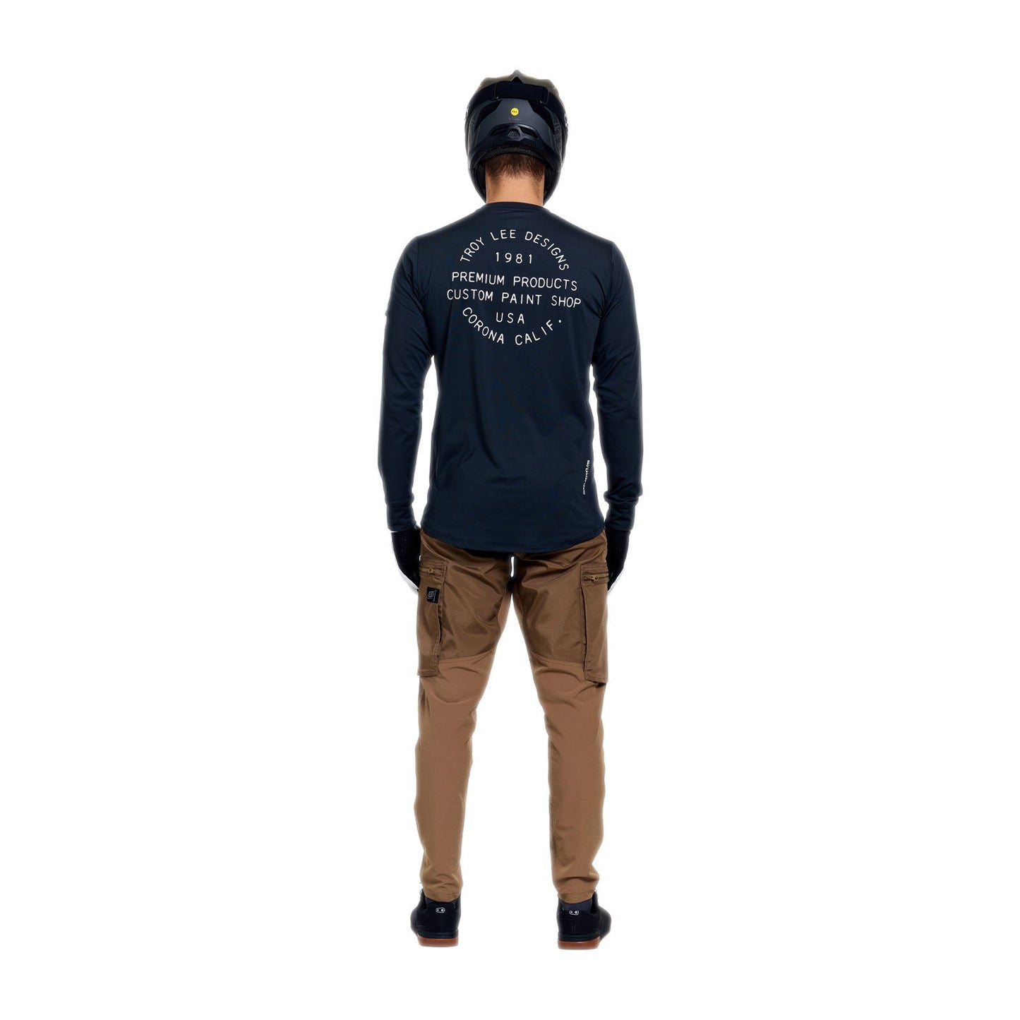 TROY LEE DESIGNS RUCKUS RIDE PRESSED Long Sleeve Carbon Jersey
