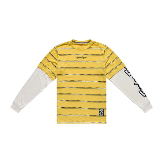 TROY LEE DESIGNS SKYLINE FAKIE RIDE Jersey Long Sleeve Yellow