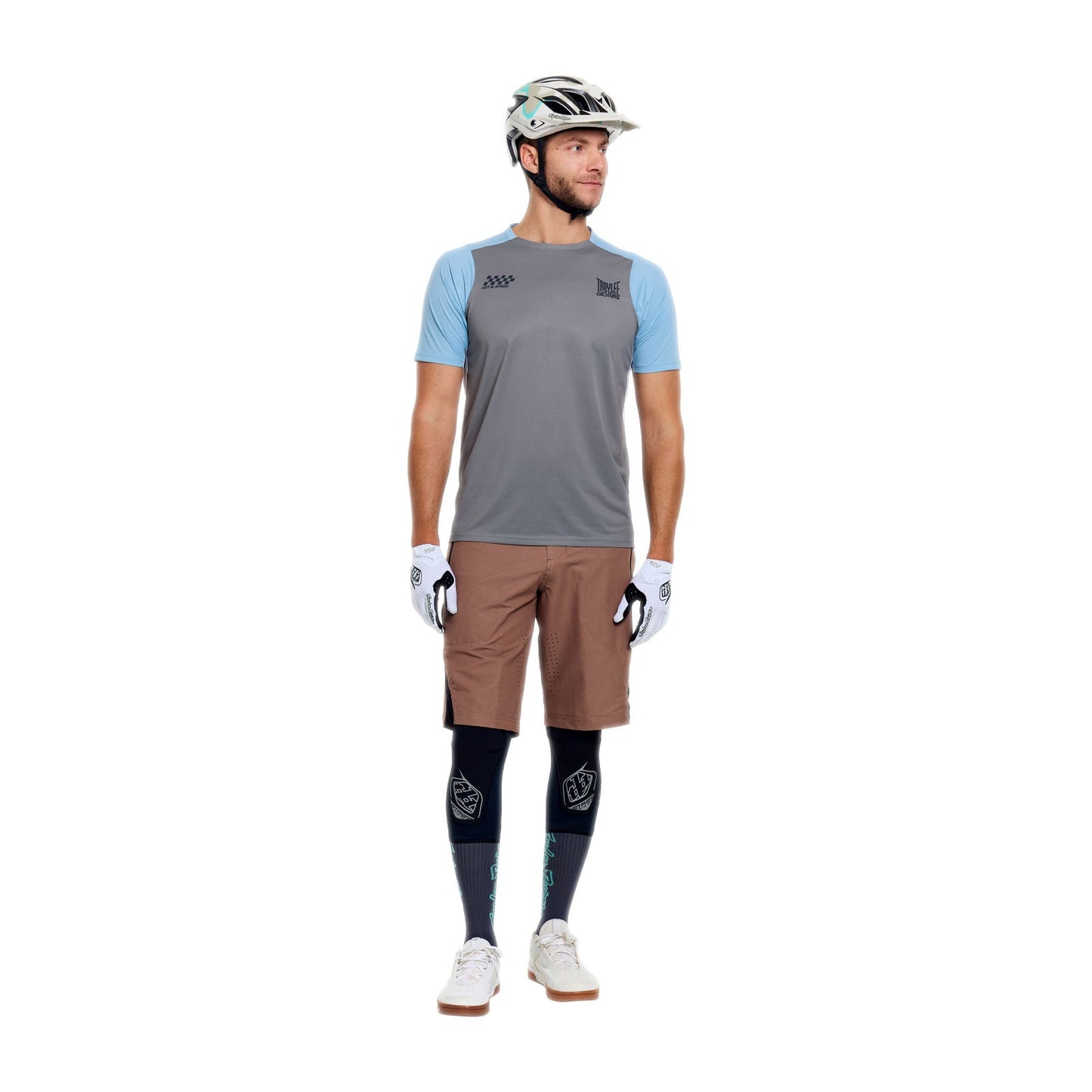 TROY LEE DESIGNS SKYLINE PRO FANGS ARMY Kortärmad tröja Khaki