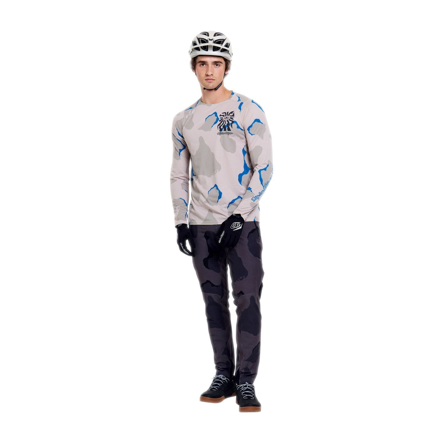 TROY LEE DESINS SKYLINE PRO FLOW CAMO Carbon byxor
