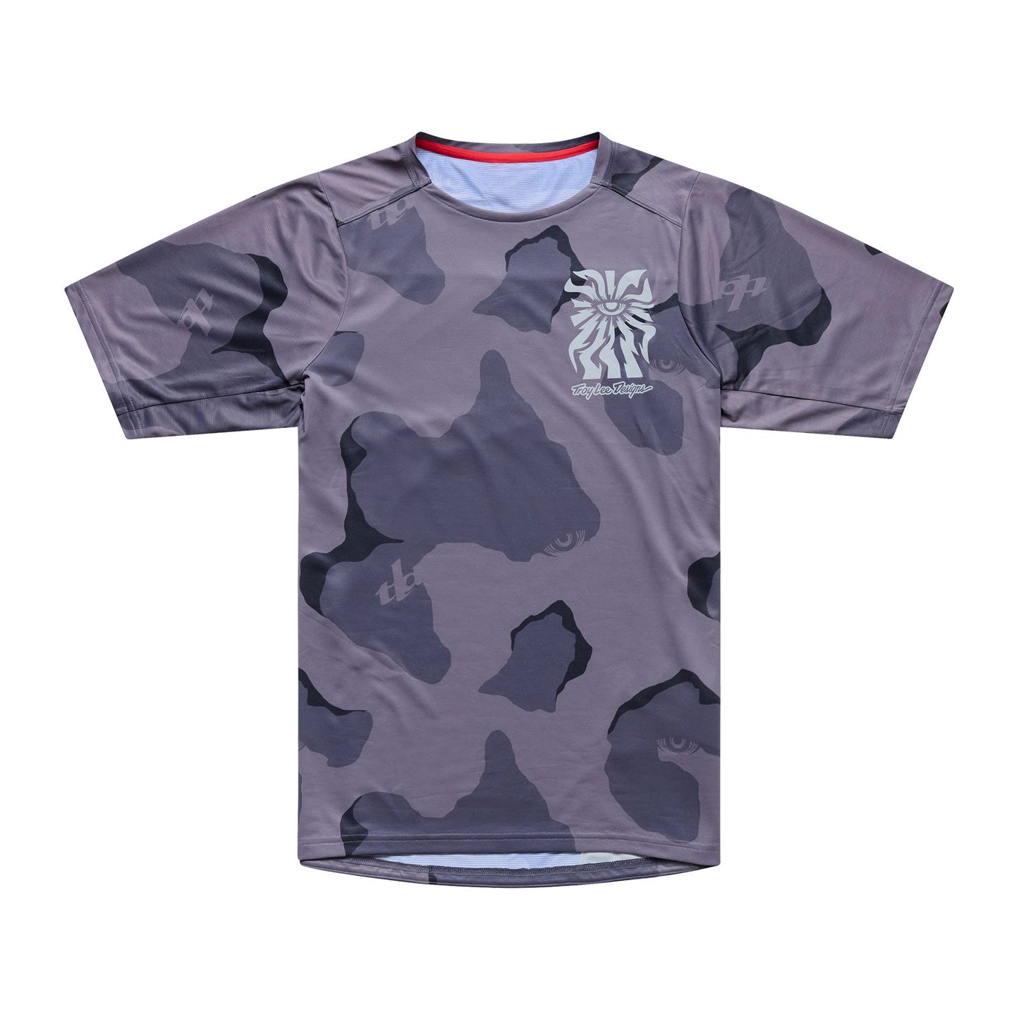 TROY LEE DESIGNS SKYLINE PRO FLOW CAMO kortärmad tröja Carbon