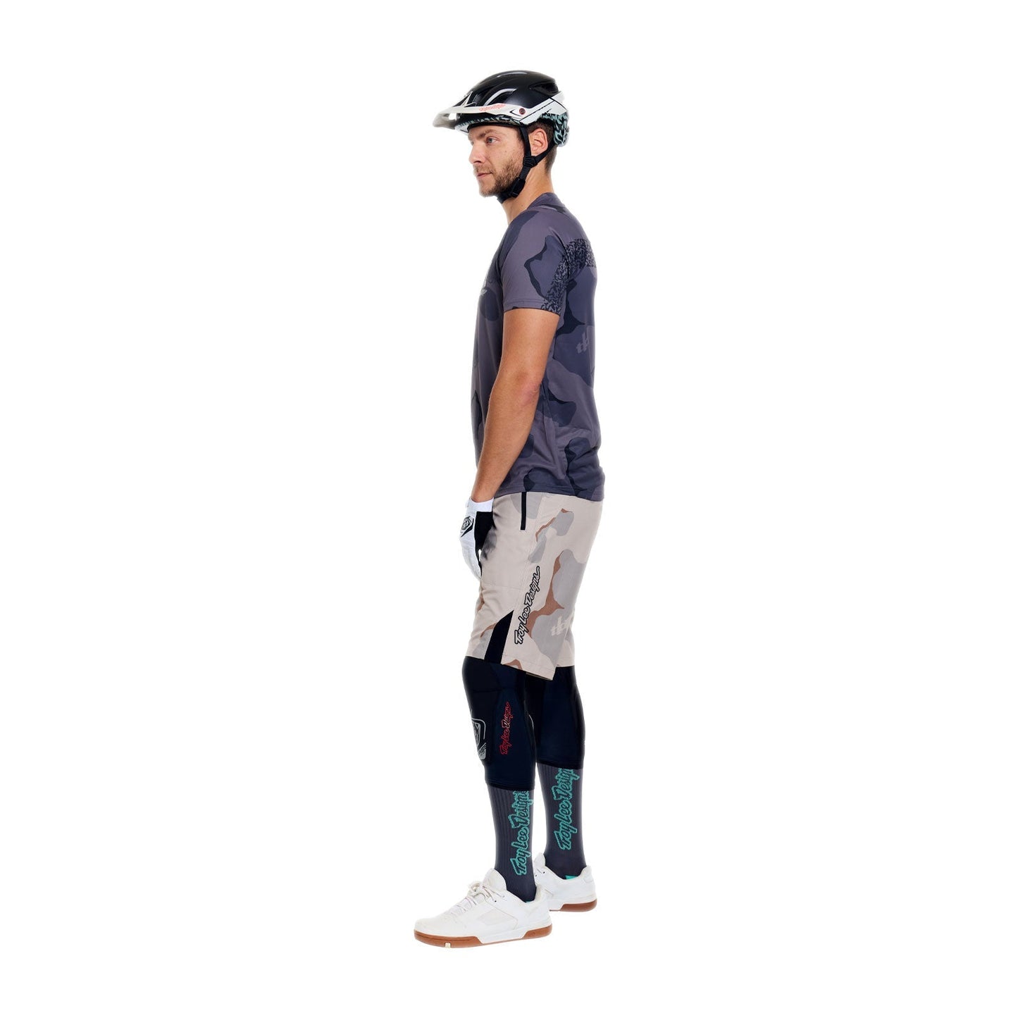 TROY LEE DESIGNS SKYLINE PRO FLOW CAMO kortärmad tröja Carbon