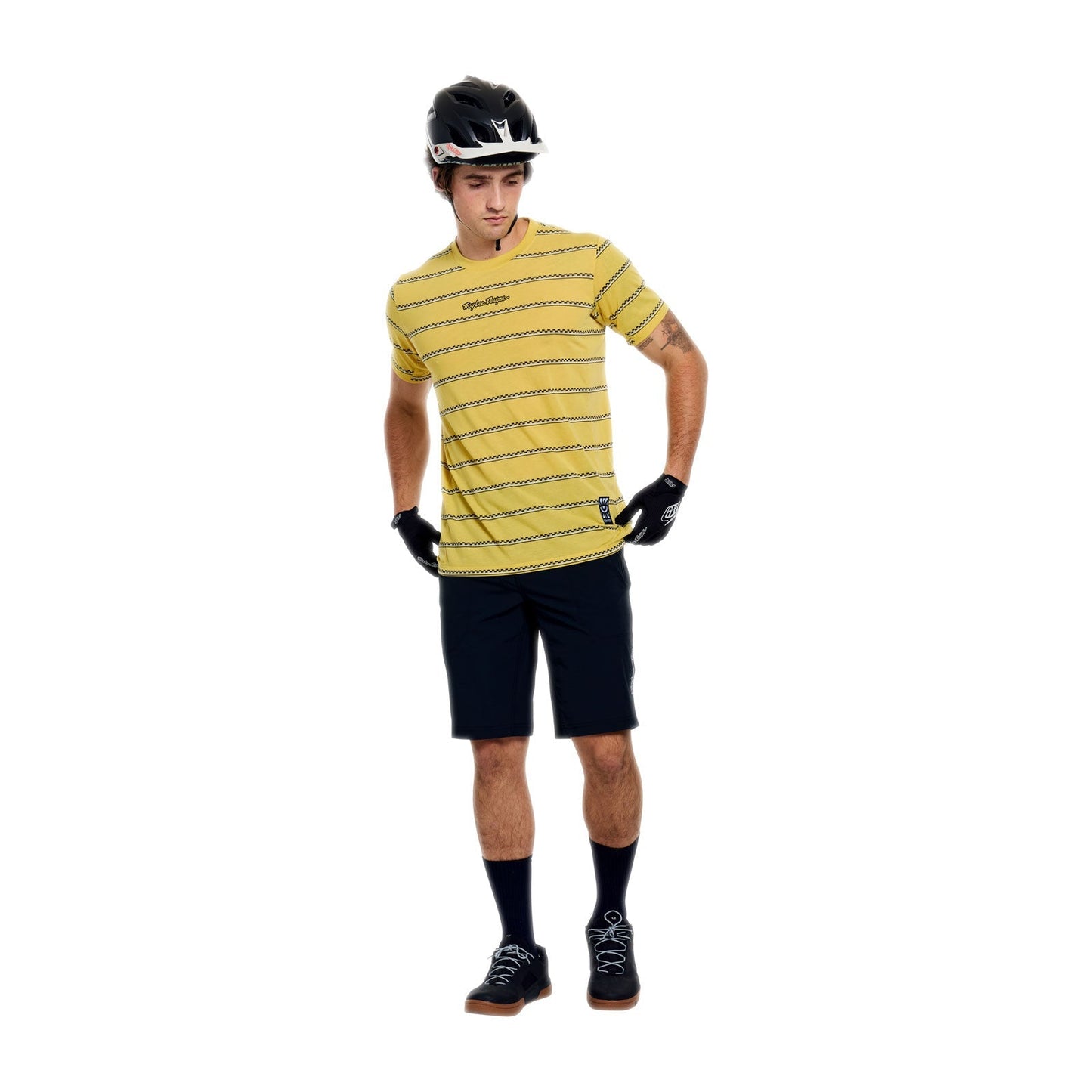 TROY LEE DESIGNS SKYLINE FAKIE RIDE Jersey Short Sleeve Yellow