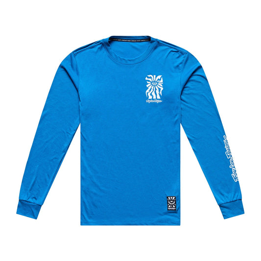 TROY LEE DESIGNS SKYLINE RIDE ONE EYE AERO Jersey Long Sleeve Blue