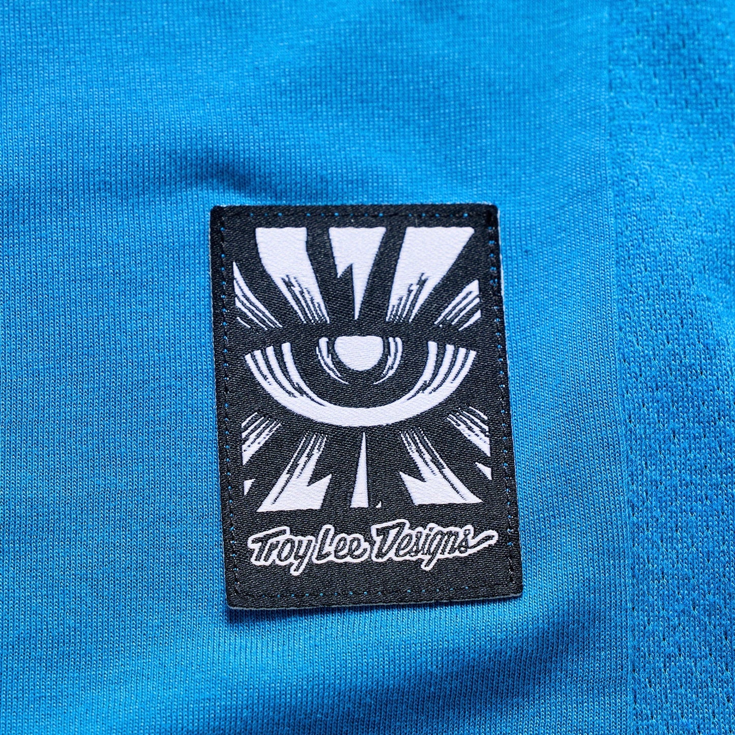 TROY LEE DESIGNS SKYLINE RIDE ONE EYE AERO Jersey Kortärmad Blå