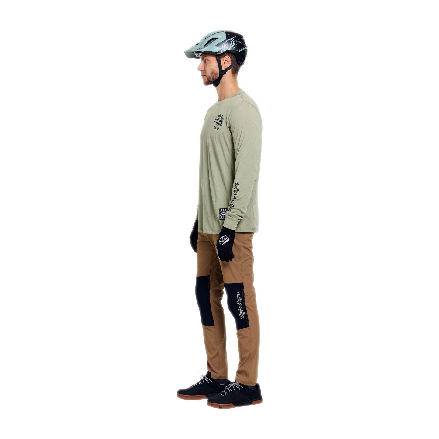 TROY LEE DESIGNS SKYLINE RIDE STAMPS Long Sleeve Jersey Sage