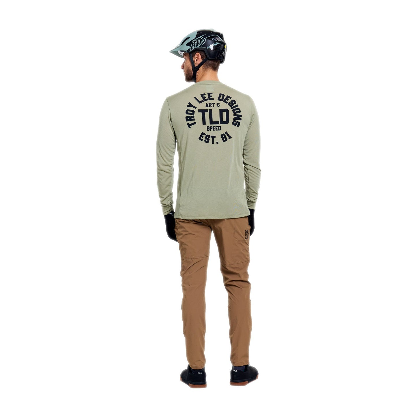 TROY LEE DESIGNS SKYLINE RIDE STAMPS Long Sleeve Jersey Sage
