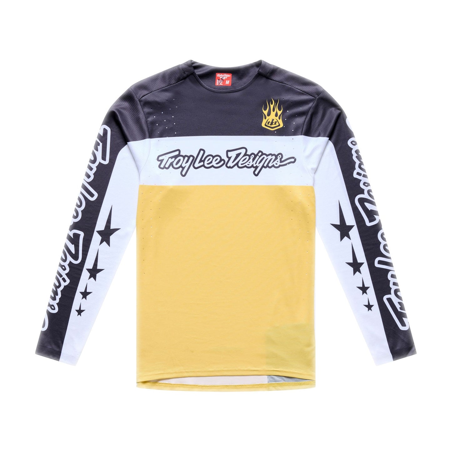 TROY LEE DESIGNS SPRINT PRO YO MOTO Långärmad tröja Svart/Gul