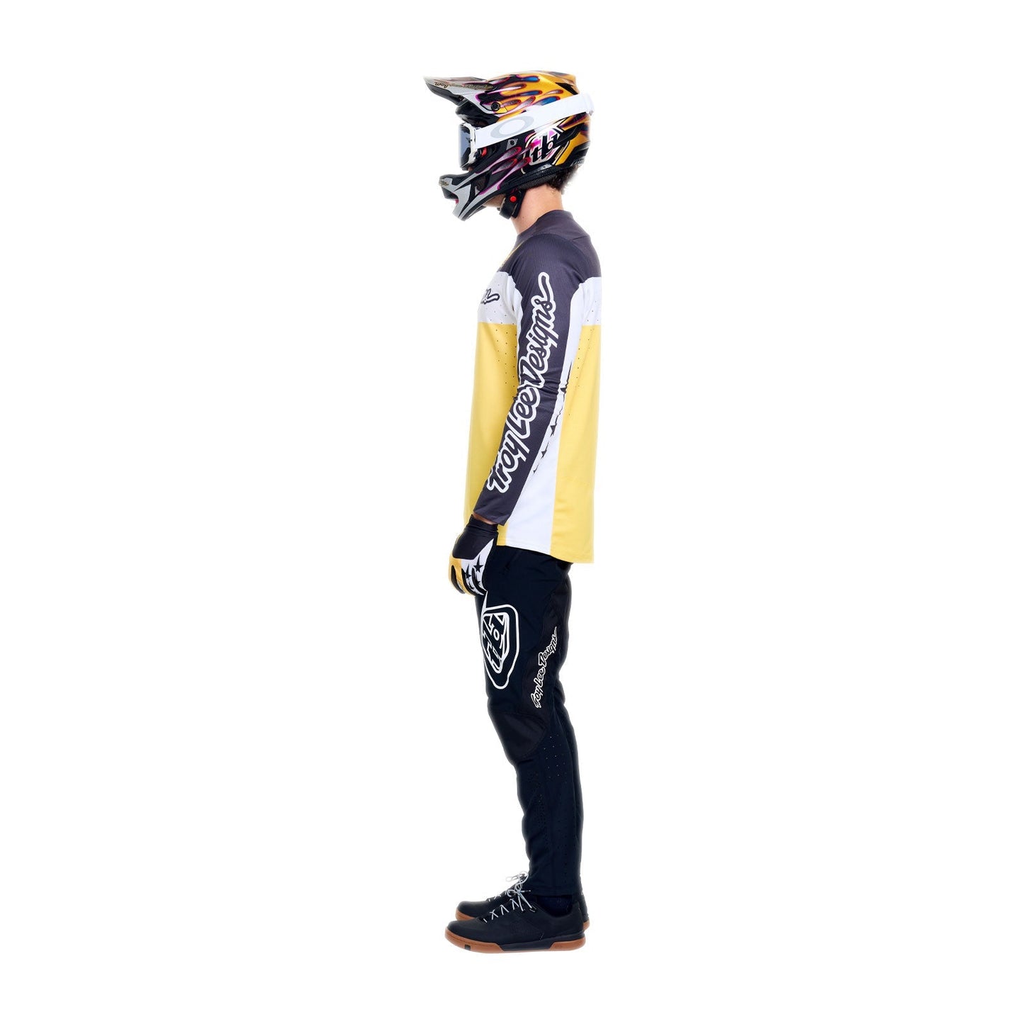TROY LEE DESIGNS SPRINT PRO YO MOTO Långärmad tröja Svart/Gul