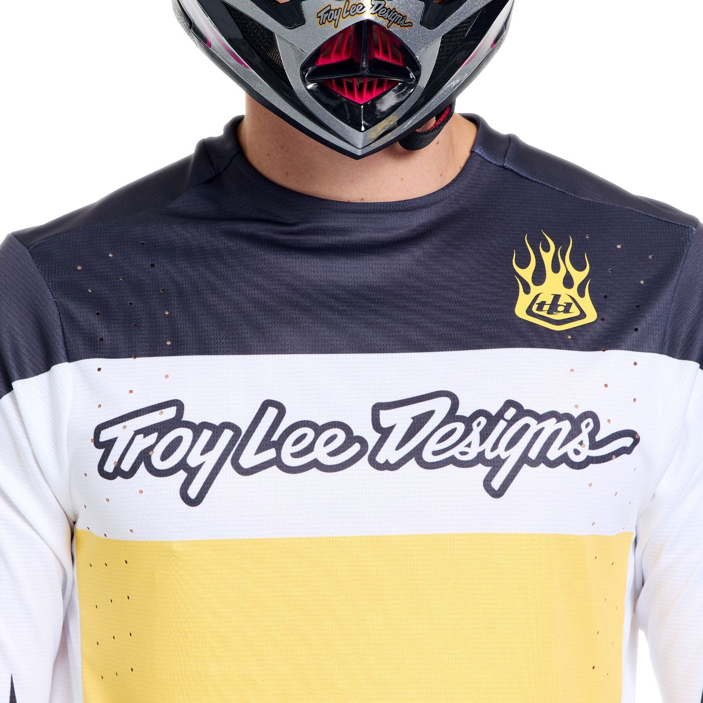 TROY LEE DESIGNS SPRINT PRO YO MOTO Långärmad tröja Svart/Gul