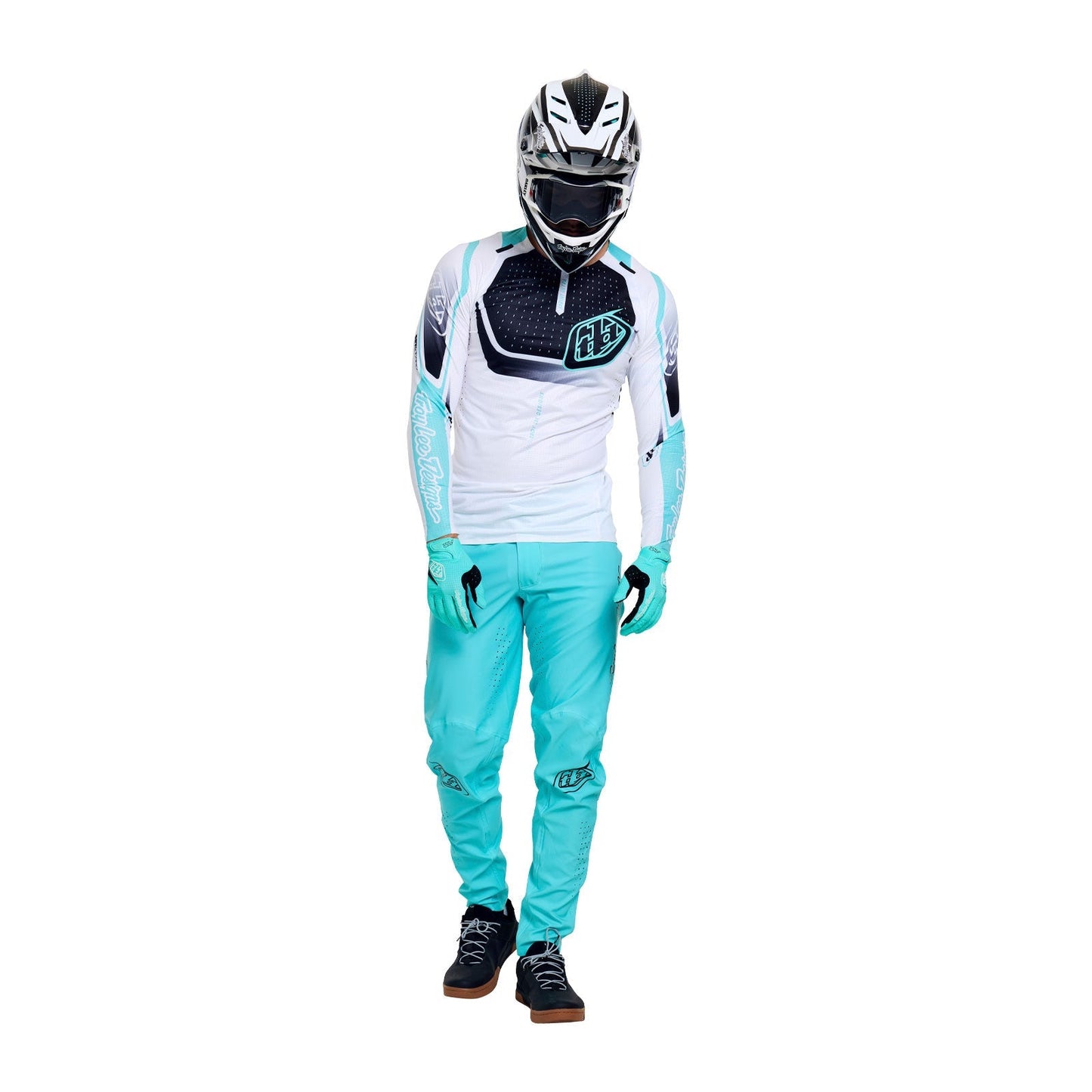 TROY LEE DESIGNS SPRINT ULTRA PROTON Långärmad tröja Vit/Blå