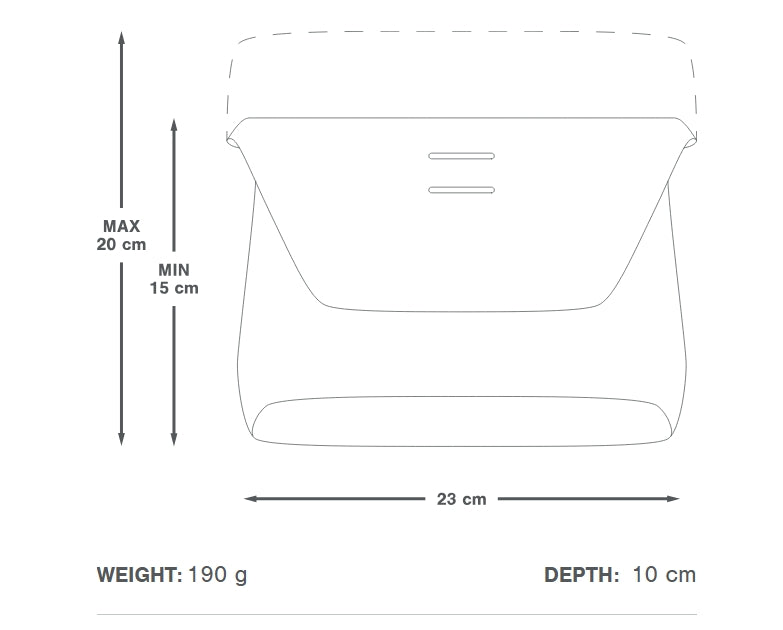 Styreväska APIDURA RACING HANDLEBAR PACK 2 L Svart