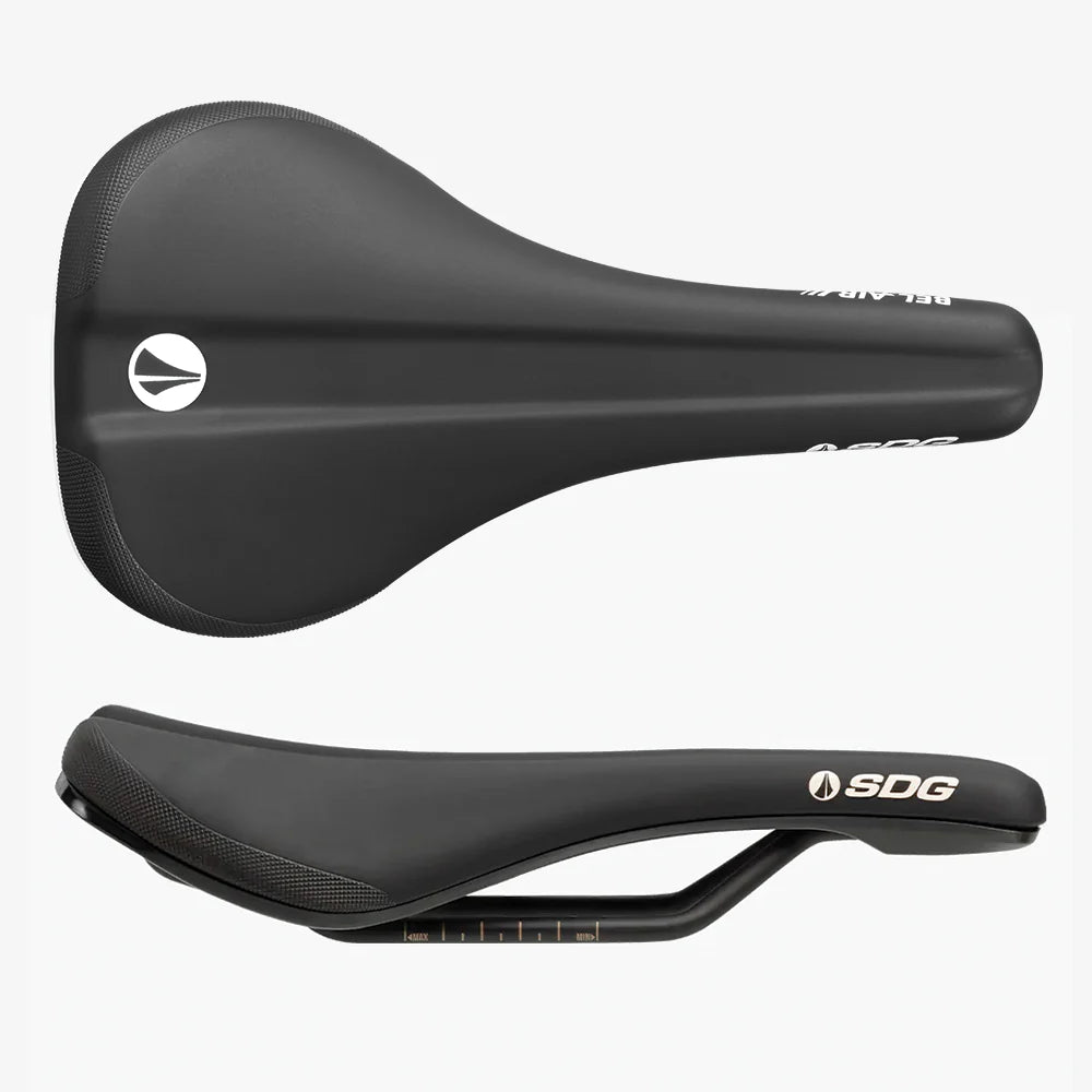 SDG BEL-AIR V3 Air Foam Rails stålsadel Svart