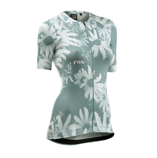 NORTHWAVE BLADE Kortärmad Jersey Sage Green, Dam