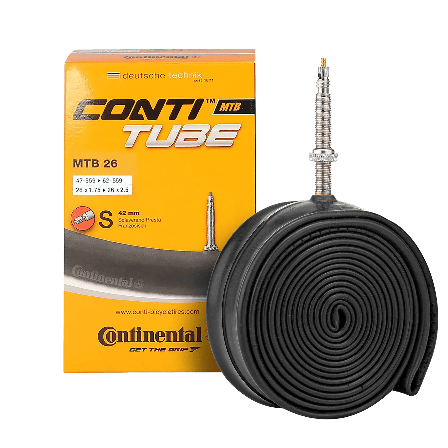 CONTINENTAL 26x1,75-2,5 Presta 42 mm innerrör