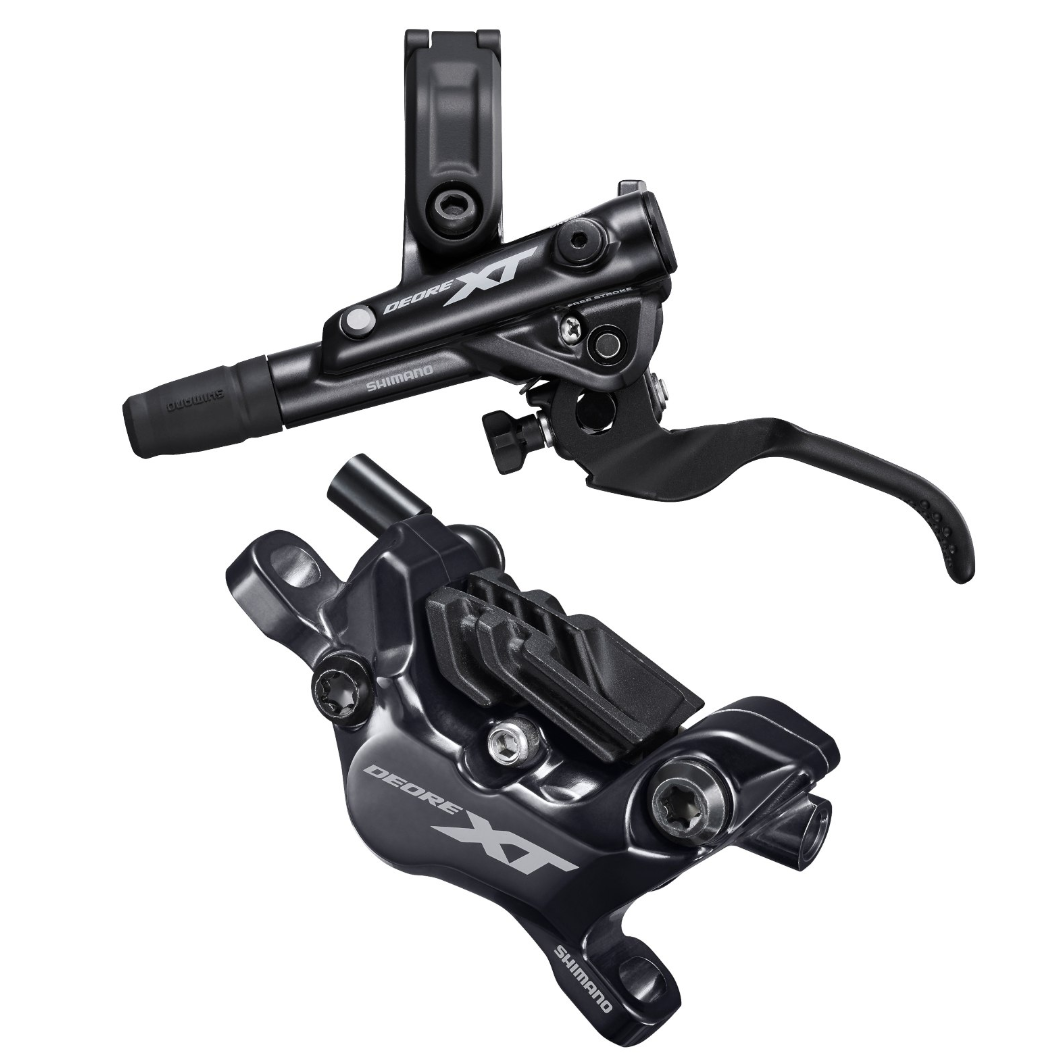 SHIMANO XT M8120 Bakbroms 4 Kolvar Ventilerade Belägg