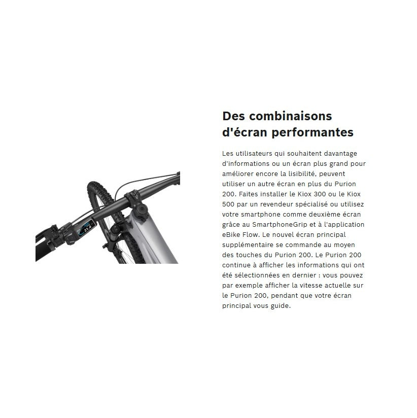 BOSCH PURION 200 skärm