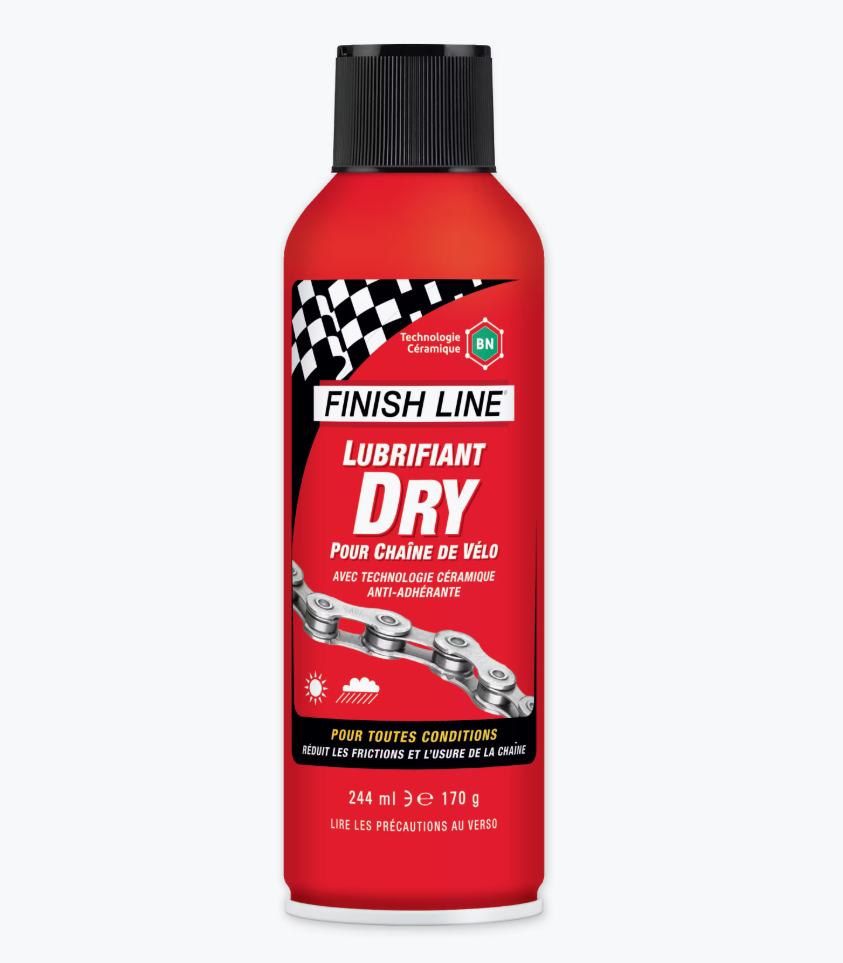 Finish Line Dry Lube (Teflon) All Conditions Dry Lubricant – Aerosol 244ml