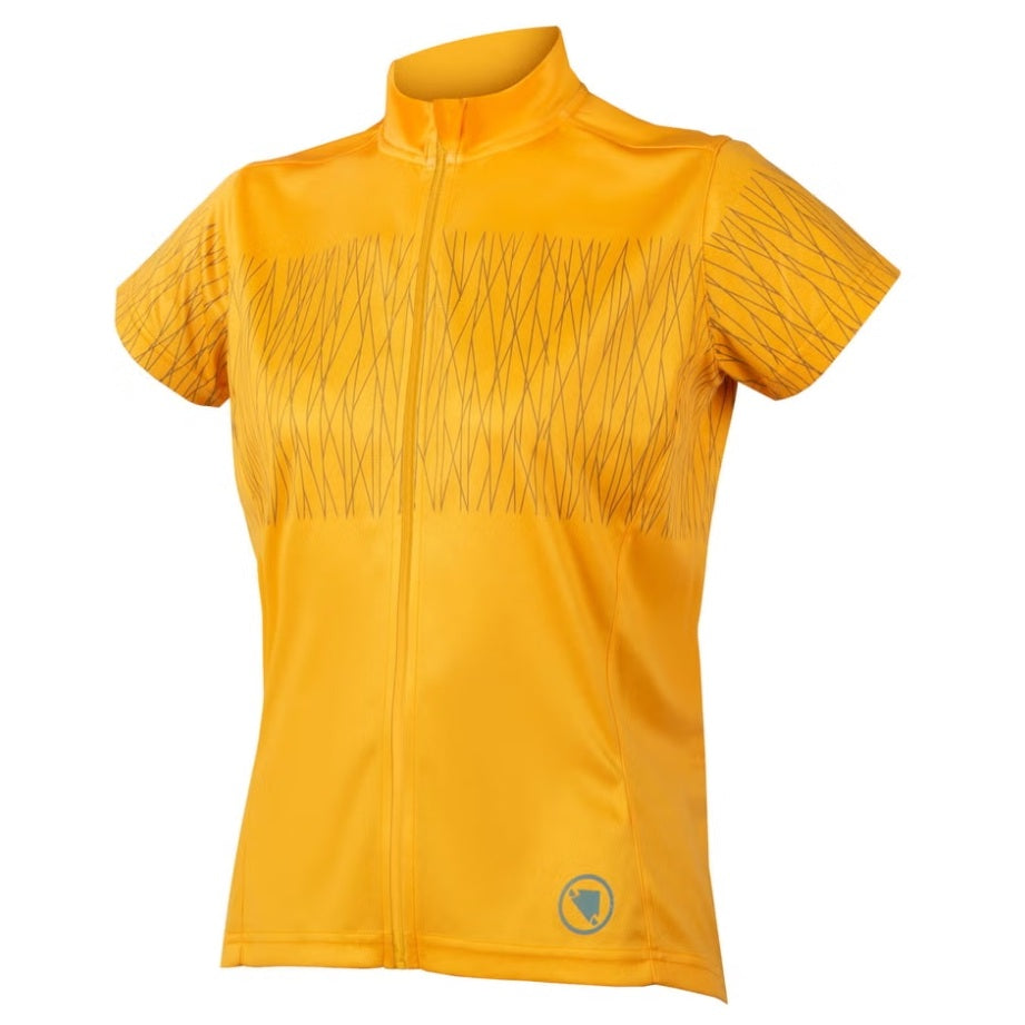 ENDURA HUMMVEE RAY II Kortärmad Jersey Orange, Dam