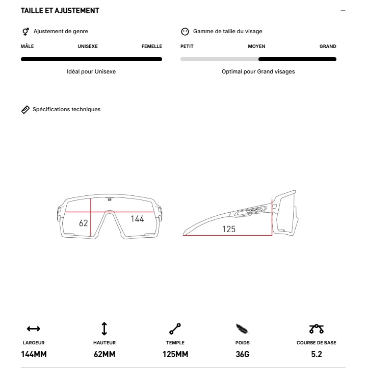 Glasses RUDY PROJECT KELION Black Lenses IMPACTX™ Photochromic Laser Black