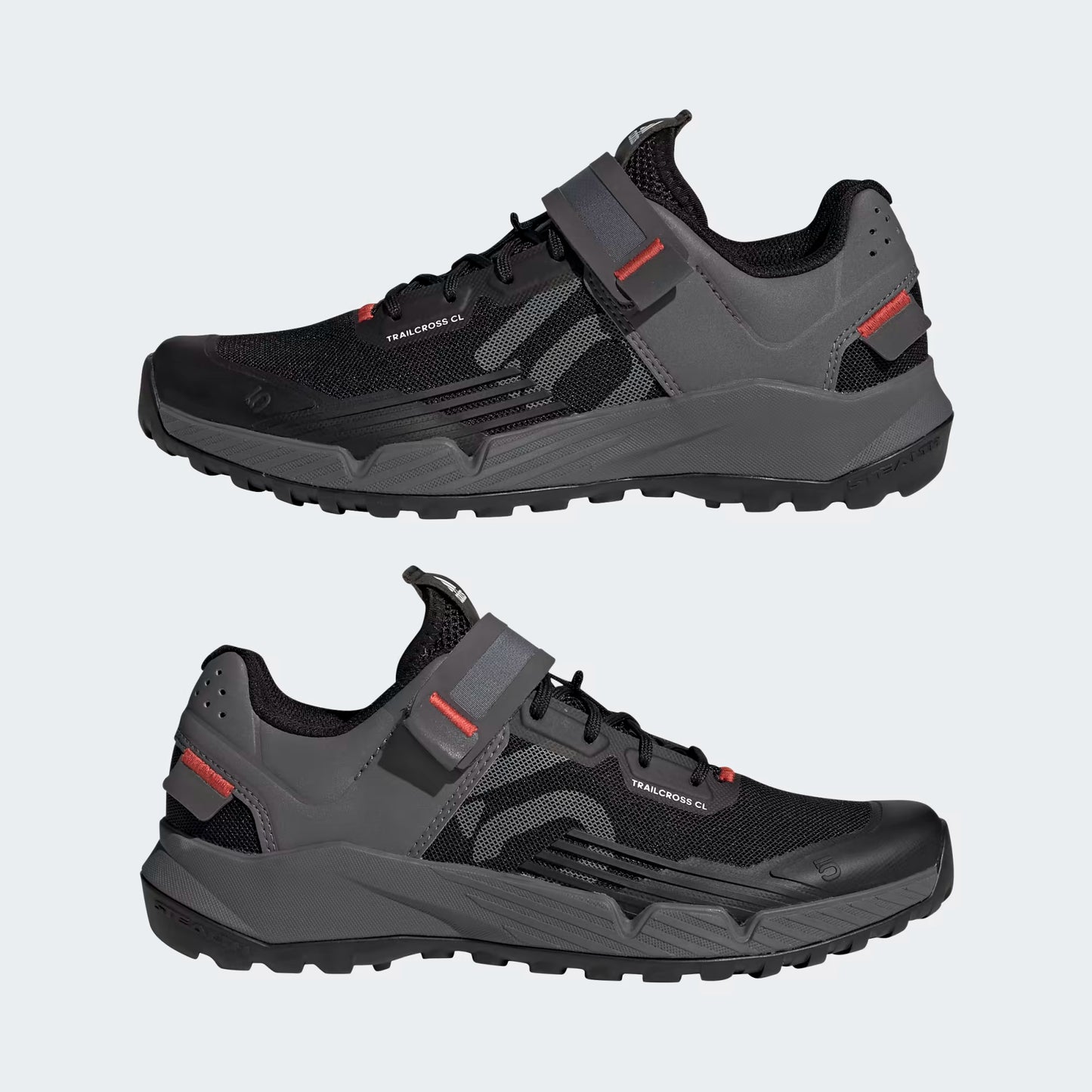 ADIDAS FIVE TEN TRAILCROSS CLIP-IN MTB-skor Svart/Grå/Röd