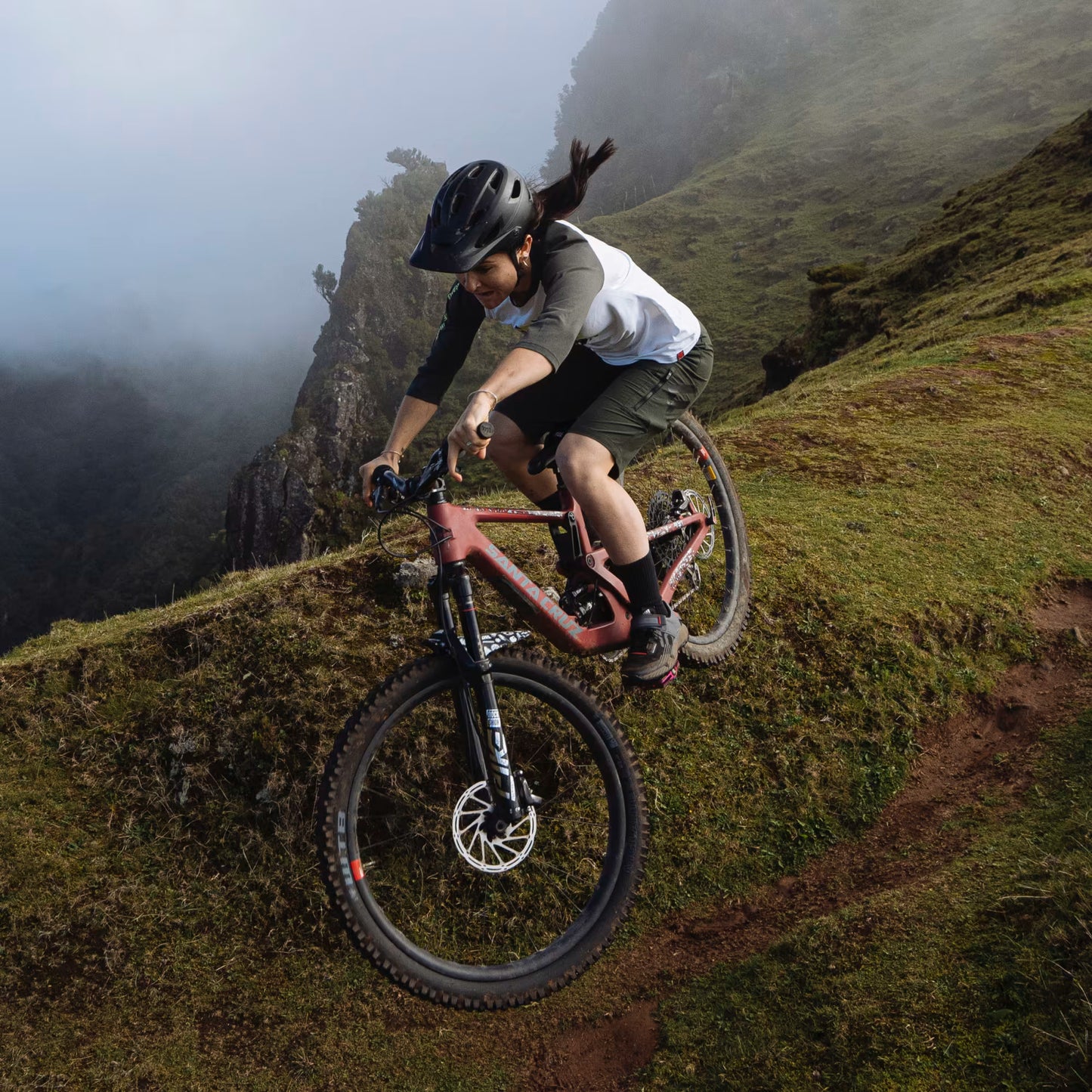 Five Ten TRAILCROSS CLIP-IN MTB-skor för damer Svart/Röd