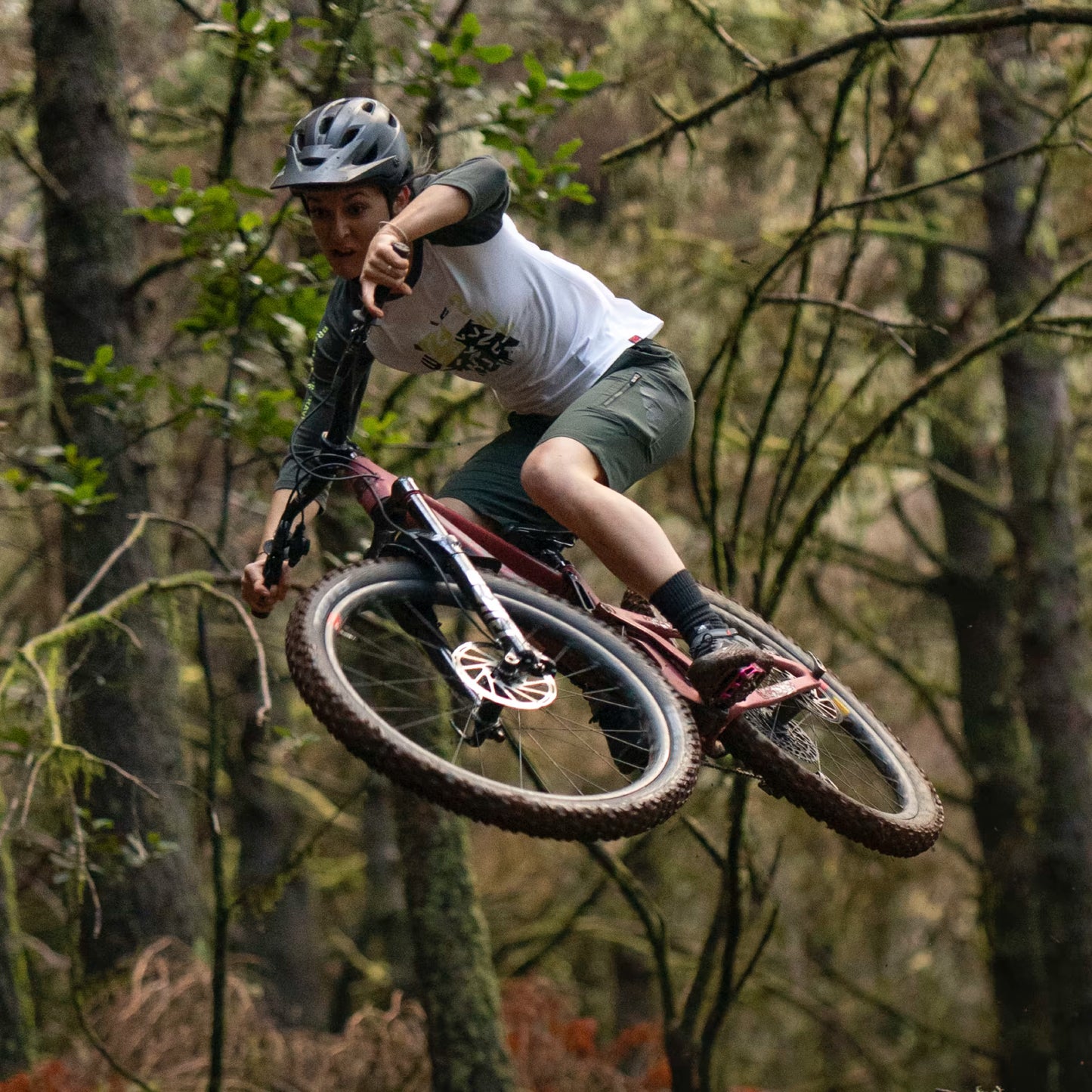 Five Ten TRAILCROSS CLIP-IN MTB-skor för damer Svart/Röd