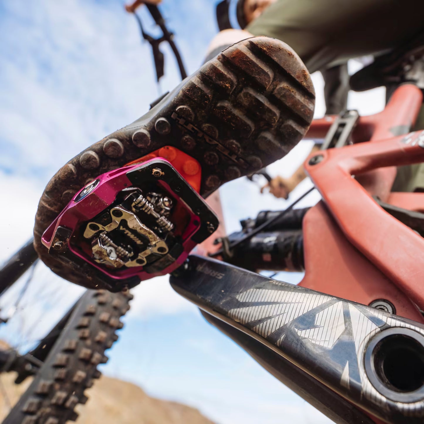 Five Ten TRAILCROSS CLIP-IN MTB-skor för damer Svart/Röd