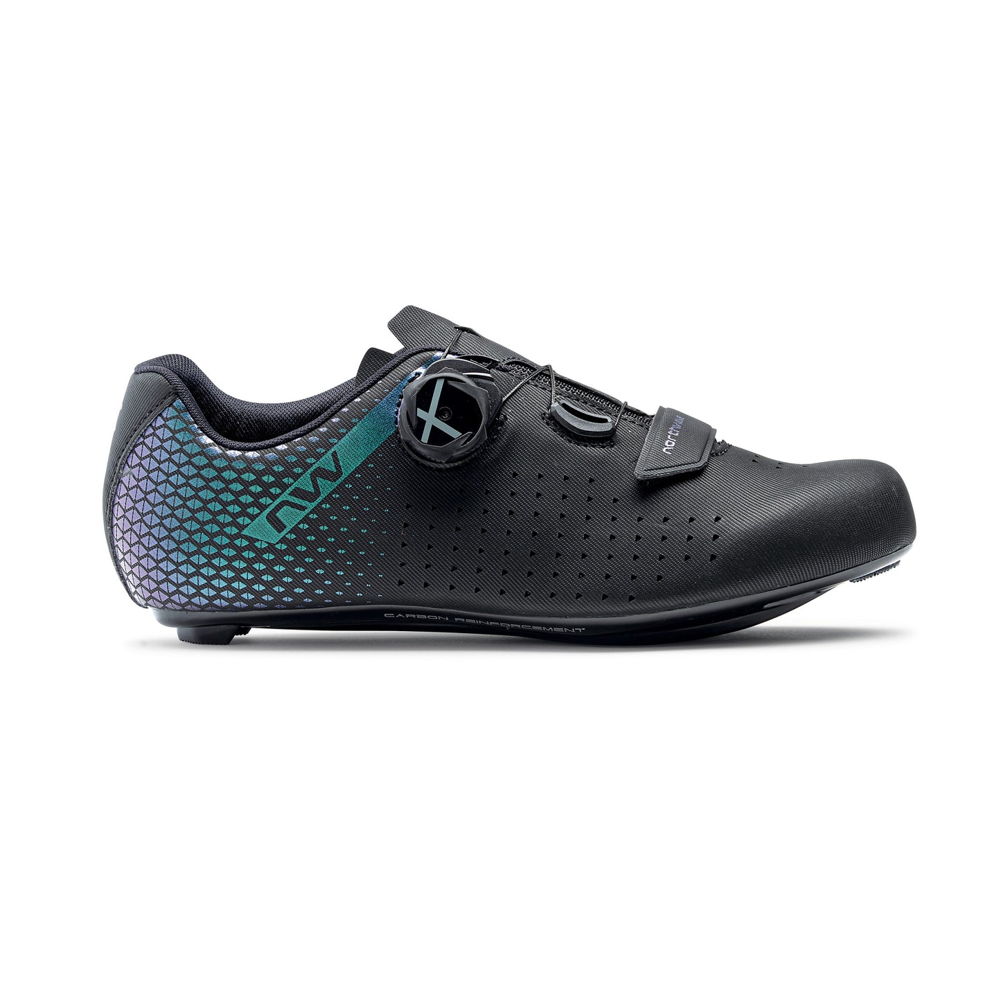 NORTHWAVE CORE PLUS 2 damcykelsko svart/skimrande