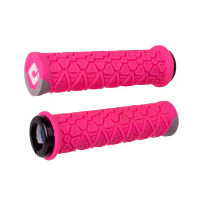 ODI VANQUISH Lock-On-grepp 135 mm Rosa