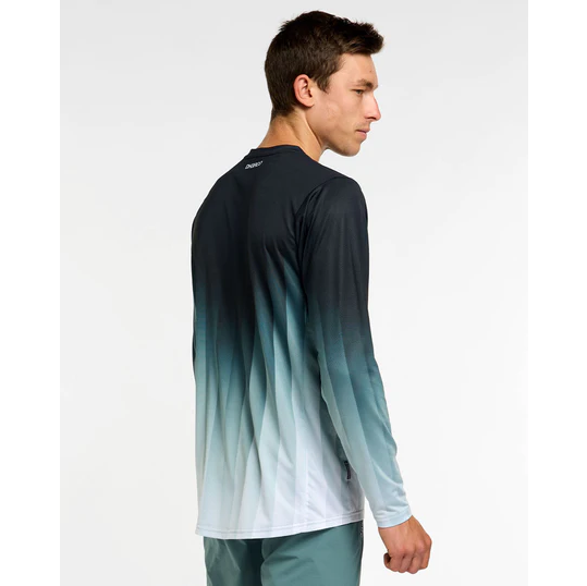 DHARCO RACE MIDNIGHT PRISM Långärmad Jersey Grön