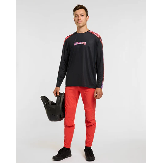 DHARCO RACE NEBULA Long Sleeve Jersey Black